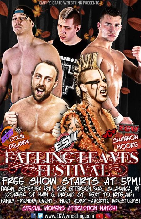 Empire State Wrestling Returns to Falling Leaves Festival Empire State Wrestling Returns