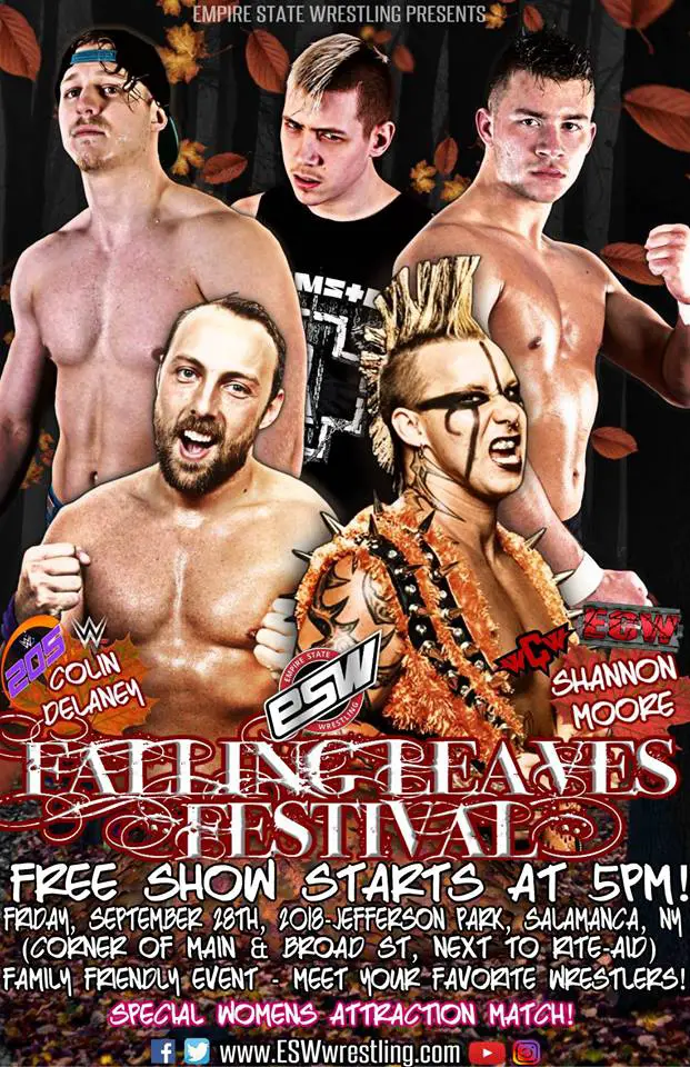 Empire State Wrestling Returns to Falling Leaves Festival
