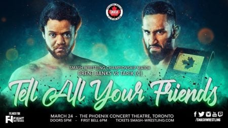 #AndStill: Tarik retains Smash Wrestling Championship defeating Banks #AndStill: Tarik retains Smash Wrestling Championship defeating Banks