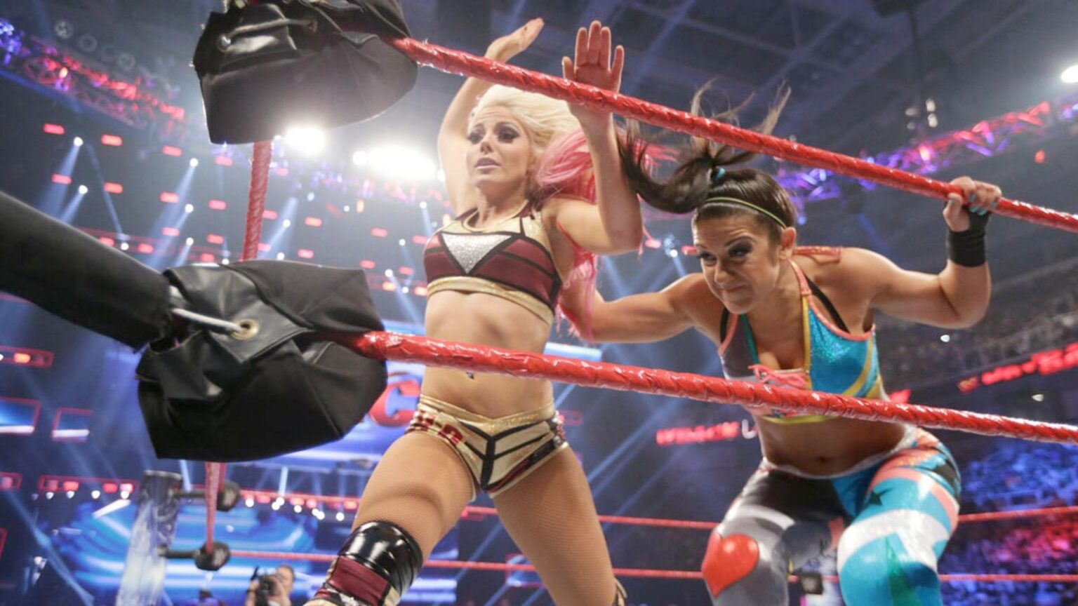 Alexa Bliss and Bayley – Their Payback 2017 Confrontation Alexa Bliss and Bayley