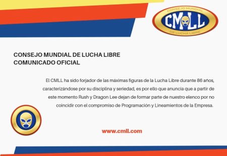 CMLL releases Rush Dragon Lee