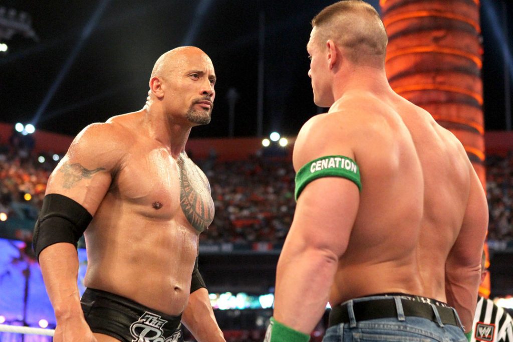 The Rock and John Cena