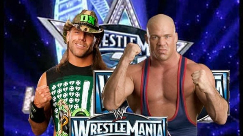 Kurt Angle and Shawn Michaels