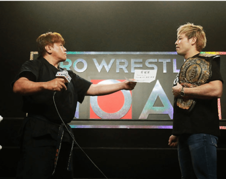 Pro Wrestling NOAHs Kiyomia Demands a Match with New Japan's Okada