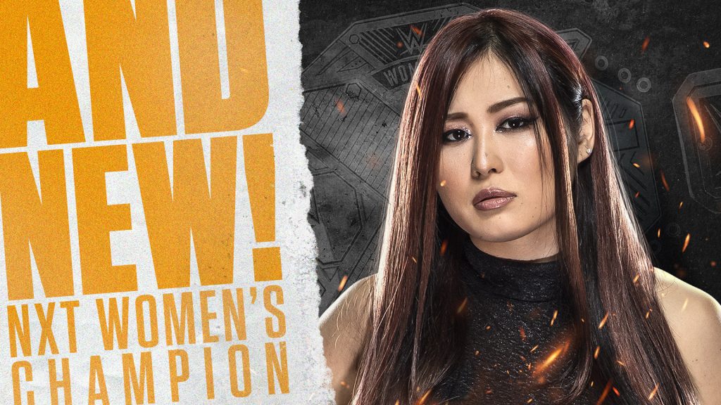 #AndNEW Io Shirai Dethrones Flair Becomes NXT Women's Champion