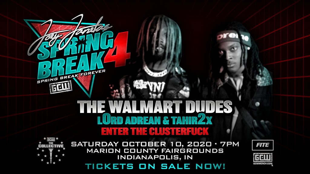 The Walmart Dudes Enter CF At Joey Janela's Spring Break IV