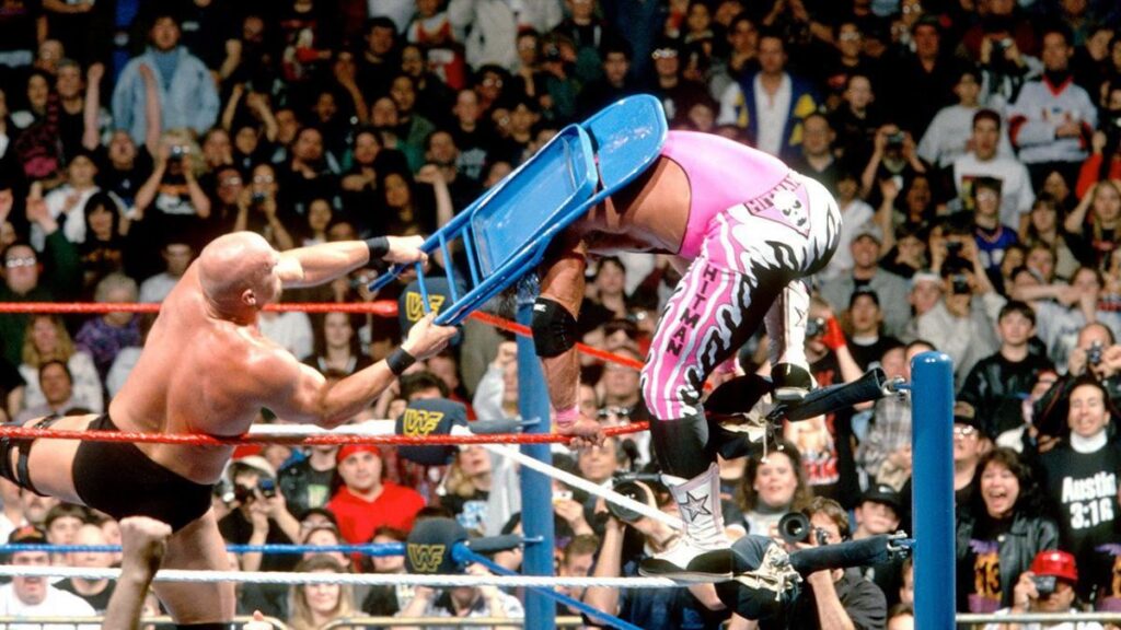 Bret Hart and Steve Austin