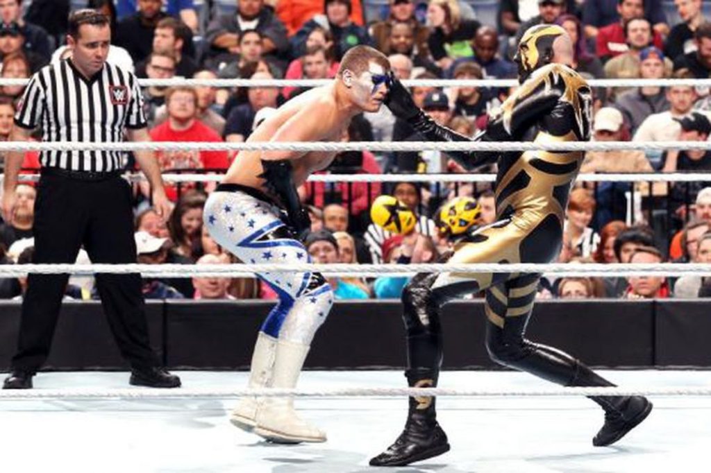 Fastlane 2015 Cody (Stardust) & Dustin (Goldust) Stardust and Goldust