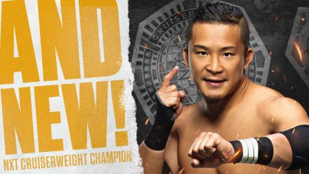 KUSHIDA wins NXT Cruiserweight