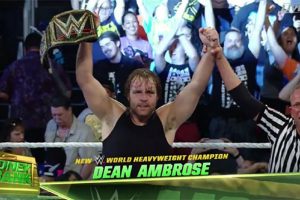 Dean Ambrose Wins Money In The Bank Contract & the WWE Title