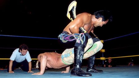 Ricky Steamboat and Ravishing Rick Rude – Their Iron Man Challenge Match Ricky Steamboat and Ravishing Rick Rude