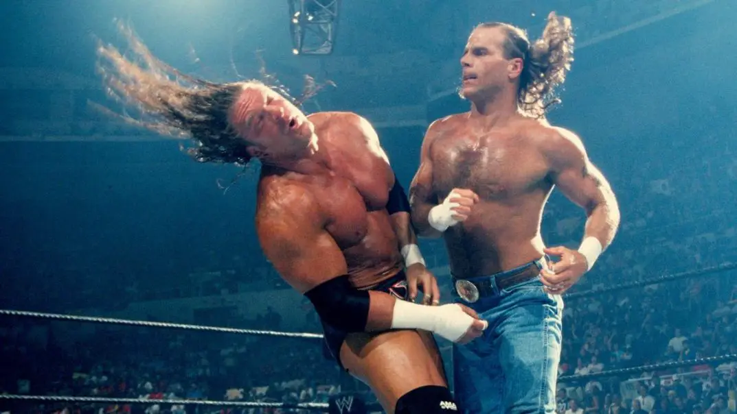 Triple H vs Shawn Michaels Shawn Michaels and Triple H