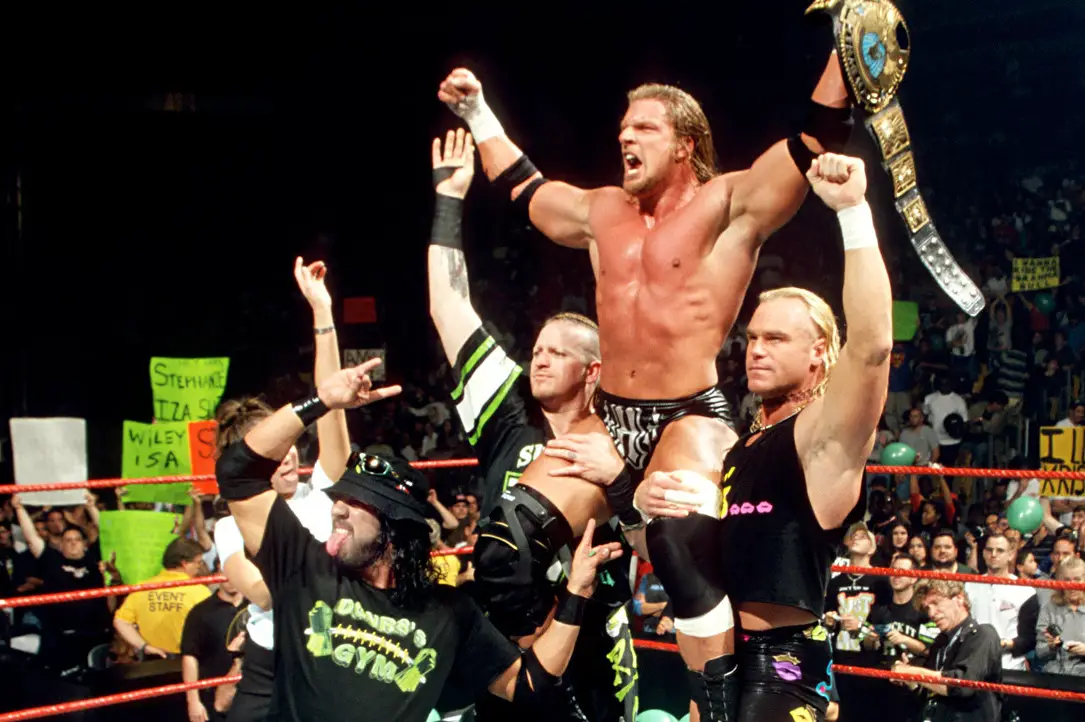 Triple H Becomes a Three-Time WWF Champion