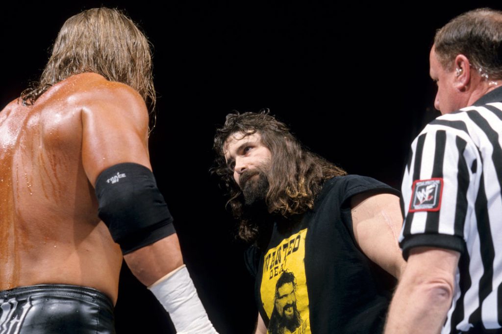 The Epic Street Fight Between Triple H and Cactus Jack