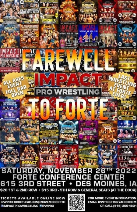 Impact Pro Wrestling Presents Farewell Forte