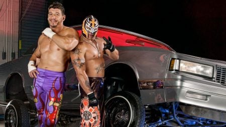Rey Mysterio and Eddie Guerrero – Latino World Revolution Rey Mysterio and Eddie Guerrero