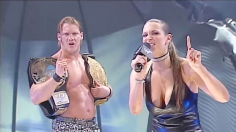 Chris Jericho and Stephanie McMahon-Helmsley – The Attitude Eras War of Words Chris Jericho and Stephanie McMahon-Helmsley