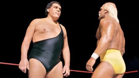 Hulk Hogan and André the Giant