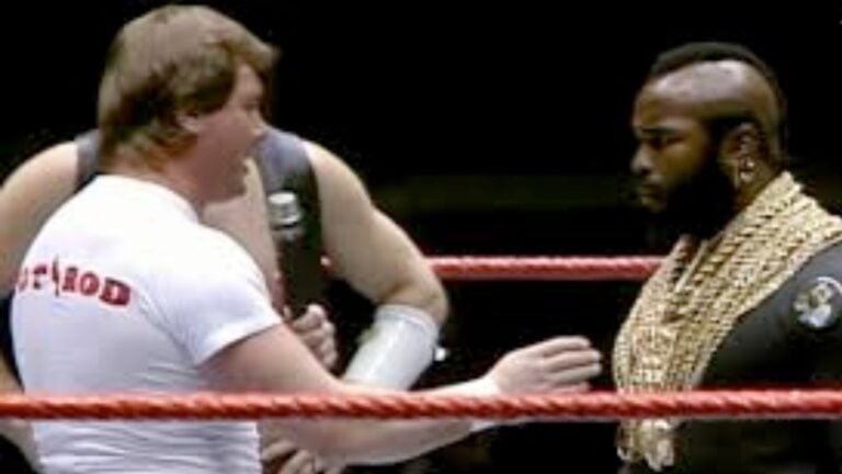 Roddy Piper and Mr T